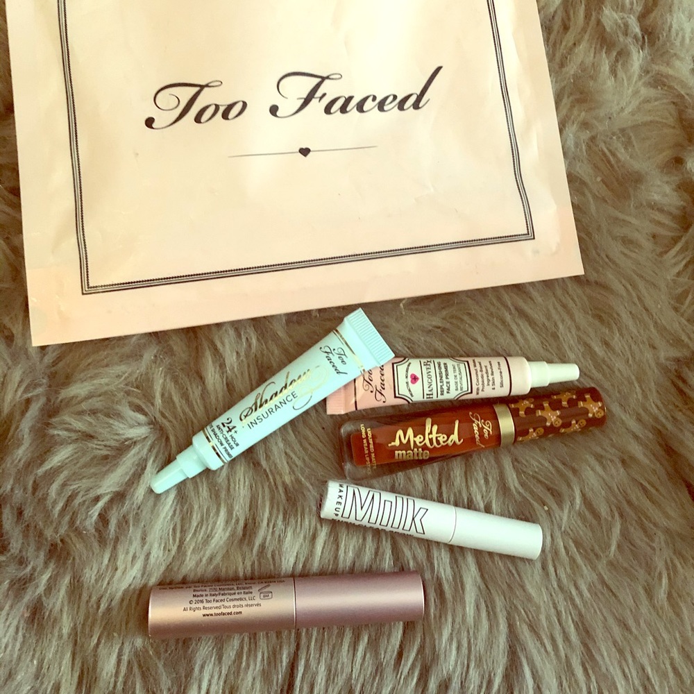 Luxury makeup bundle too faced and milk